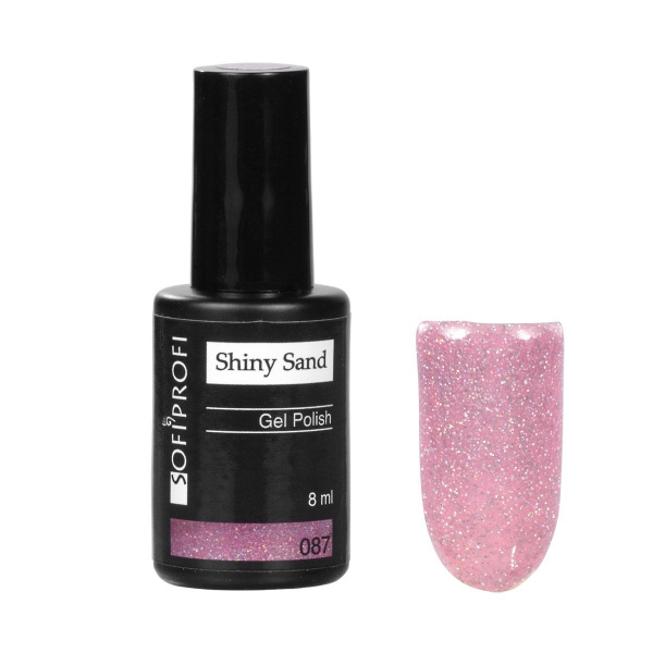 Гель-лак Shiny Sand Тон 087 Sofiprofi Shiny Sand, 8 мл